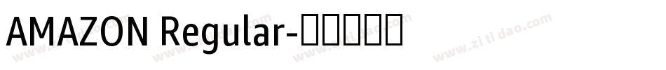 AMAZON Regular字体转换